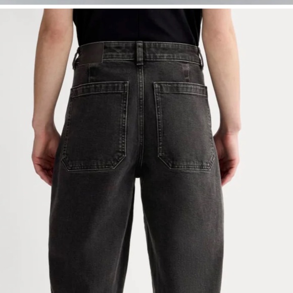 EUC Everlane Barrel Jeans 26R washed black - Picture 3 of 8